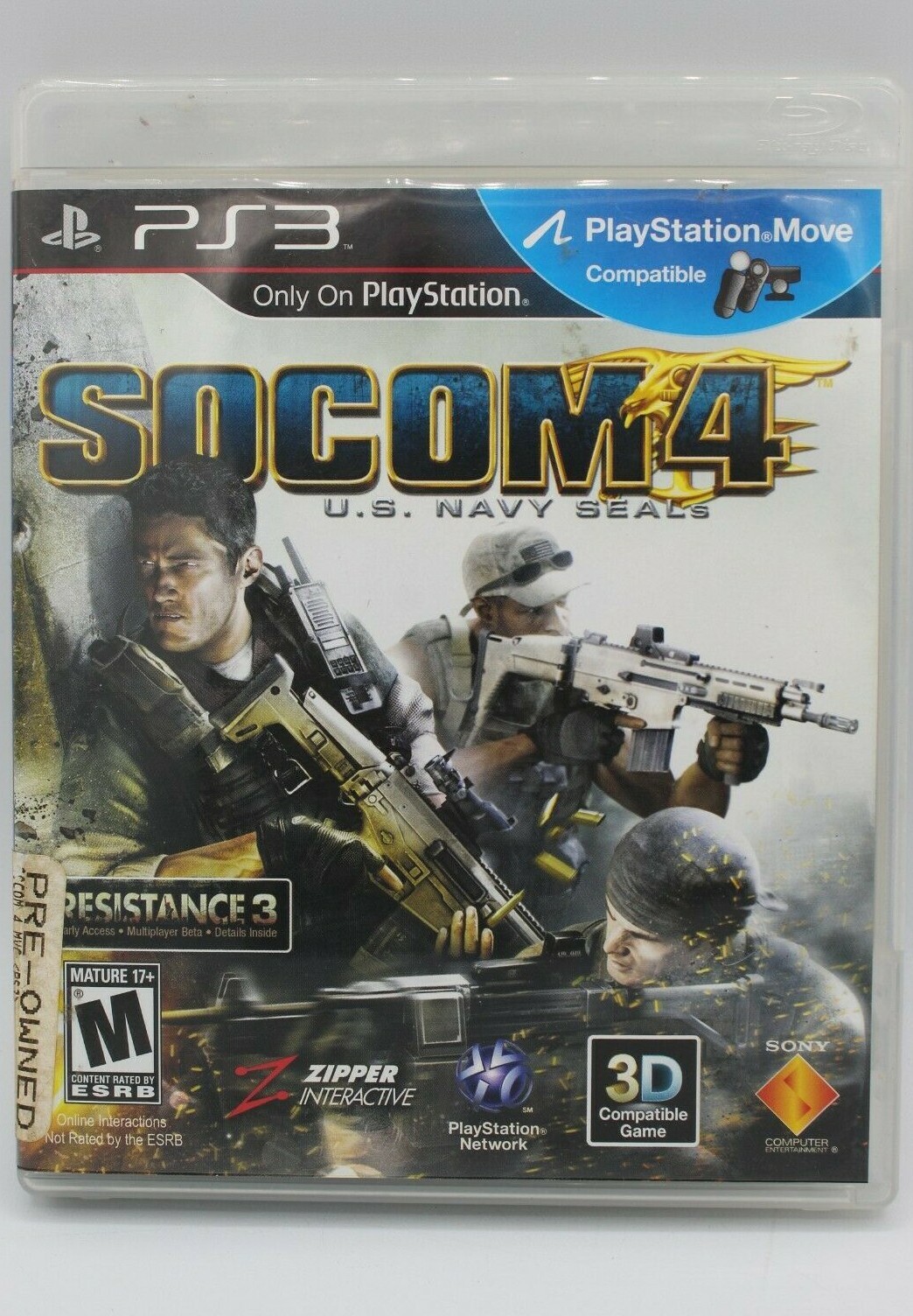 その他 SOCOM 4: U.S. Navy SEALs - PS3 SOCOM 4: U.S. Navy SEALS (Sony PlayStation 3, PS3 Game