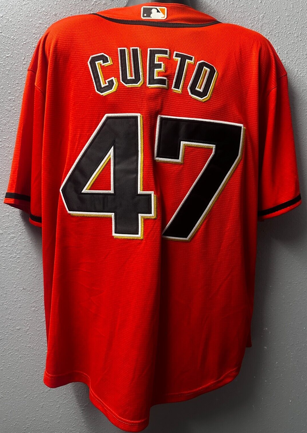 NIKE San Francisco Giants Nike ユニフォーム San Francisco GIANTS #47 Johnny Cueto Nike Baseball Jersey