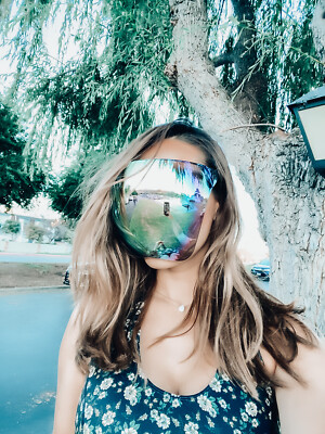 OVERSIZED Huge Big MASK SHIELD FULL FACE Polarized Large MIRROR Sunglasses 
