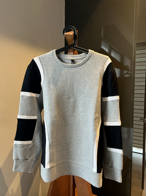 Neil Barrett Technical Colorblock Neoprene Crewneck
