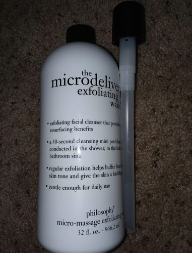 LARGE 32oz  PHILOSOPHY Microdelivery Exfoliating Facial Wash