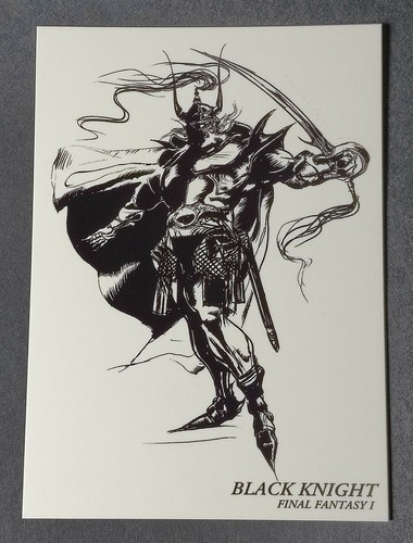 Black Knight Final Fantasy 1 Art Museum Card 1st Ed #013