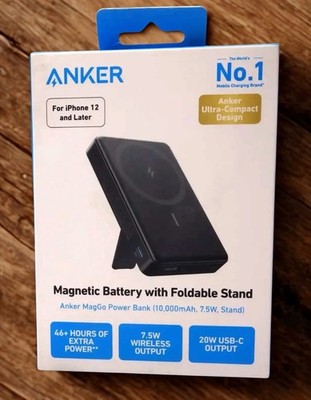 Anker - MagGo Magnetic Power Bank with Kickstand 10000mAh 20W