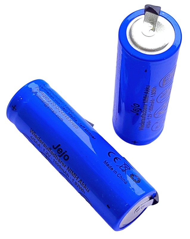 Akku Ersatz Nimh FÃ¼R Braun Oral B 4729 4716 3756 1,2v 1600mah 43x14mm 4/5 Aa