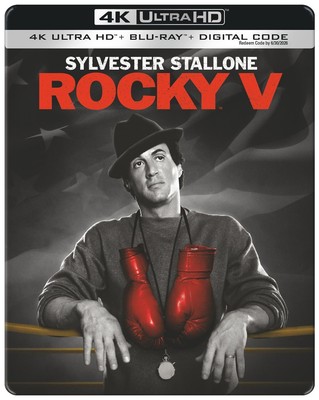 Rocky 5 Limited Edition 4K UHD Steelbook (includes Blu-ray + Digital) New