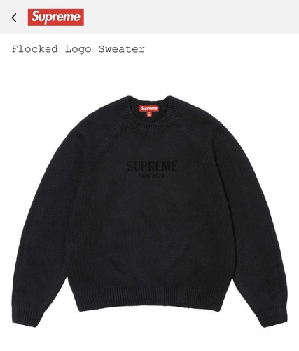 トップス Supreme Flowers llic Sweater Black M Buy Supreme x Yohji Yamamoto Sweater 'Black' - FW20SK2 BLACK