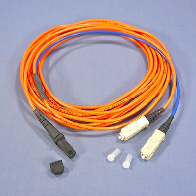 5M Fiber Optic Uplink Multi-Mode Duplex Patch Cable Cord MT-RJ DX-SC 498MC-M05