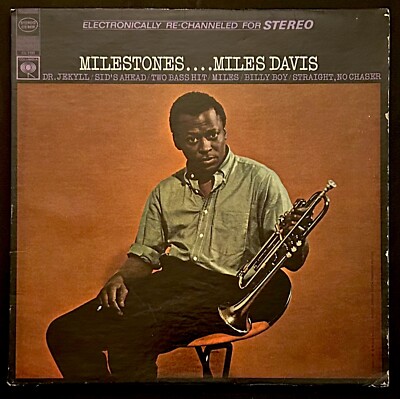 MILES DAVIS Milestones LP CS 9428 - VG+ Vinyl   JAZZ