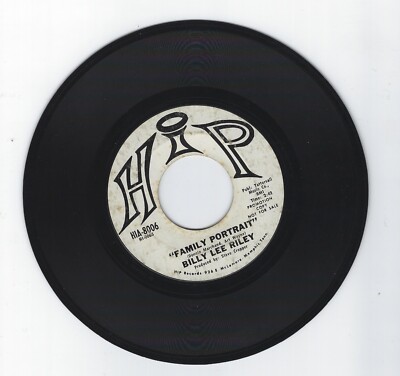 Billy Lee Riley Family Portrait - Going Back to Memphis - Promo - 45rpm Vinyl