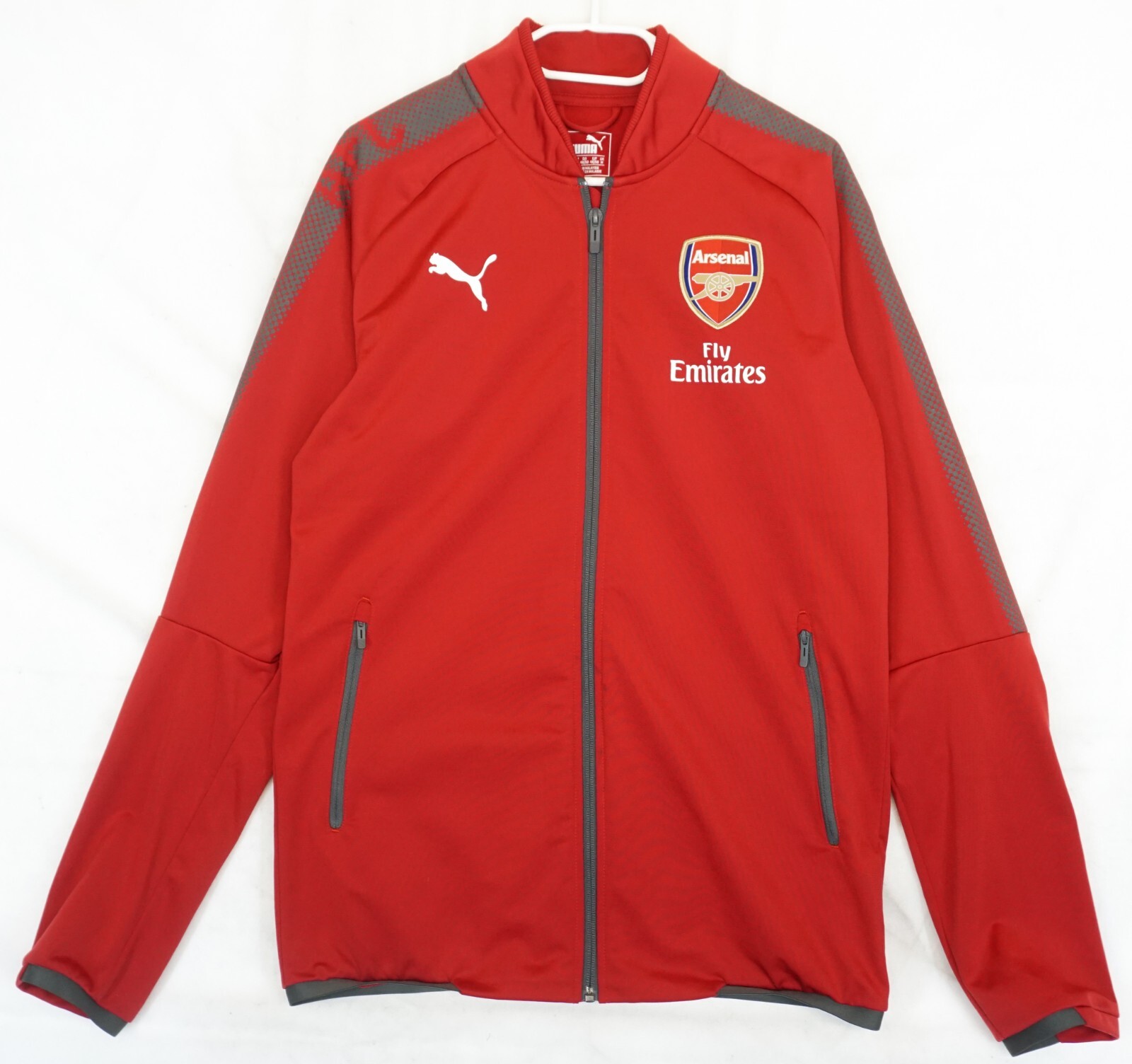 Puma Arsenal Fly Emirates Full Zip Red Track Jacket Men's