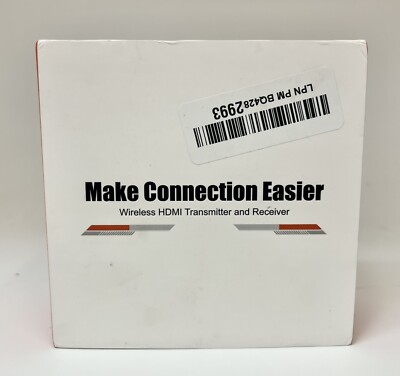 Braidol TR Wireless HDMI Transmitter and Receiver Plug & Play Portable - New