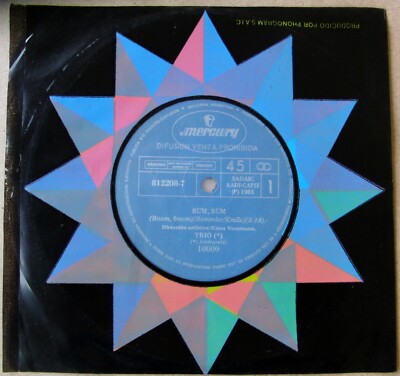 TRIO 45 PROMO SOUTHAMERICA 7'' 1983 Boom Boom / Halt mich fest ich werd verrückt