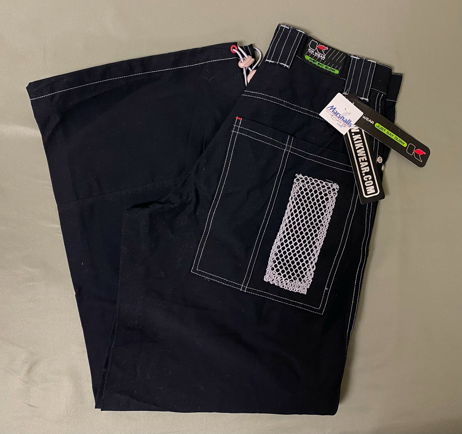 Deadstock Kik Wear Industries Y2K Goth Raver Pants Vintage Deadstock Kik Wear Industries Y2K Goth Raver Pants Vintage