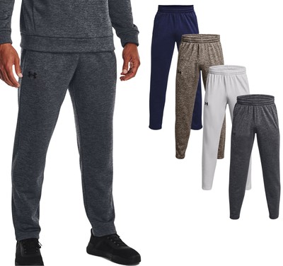

Мужские спортивные штаны из флиса Under Armour 1373361 — новинка, Halo gray/pitch gray/black, Fleece Twist Pants