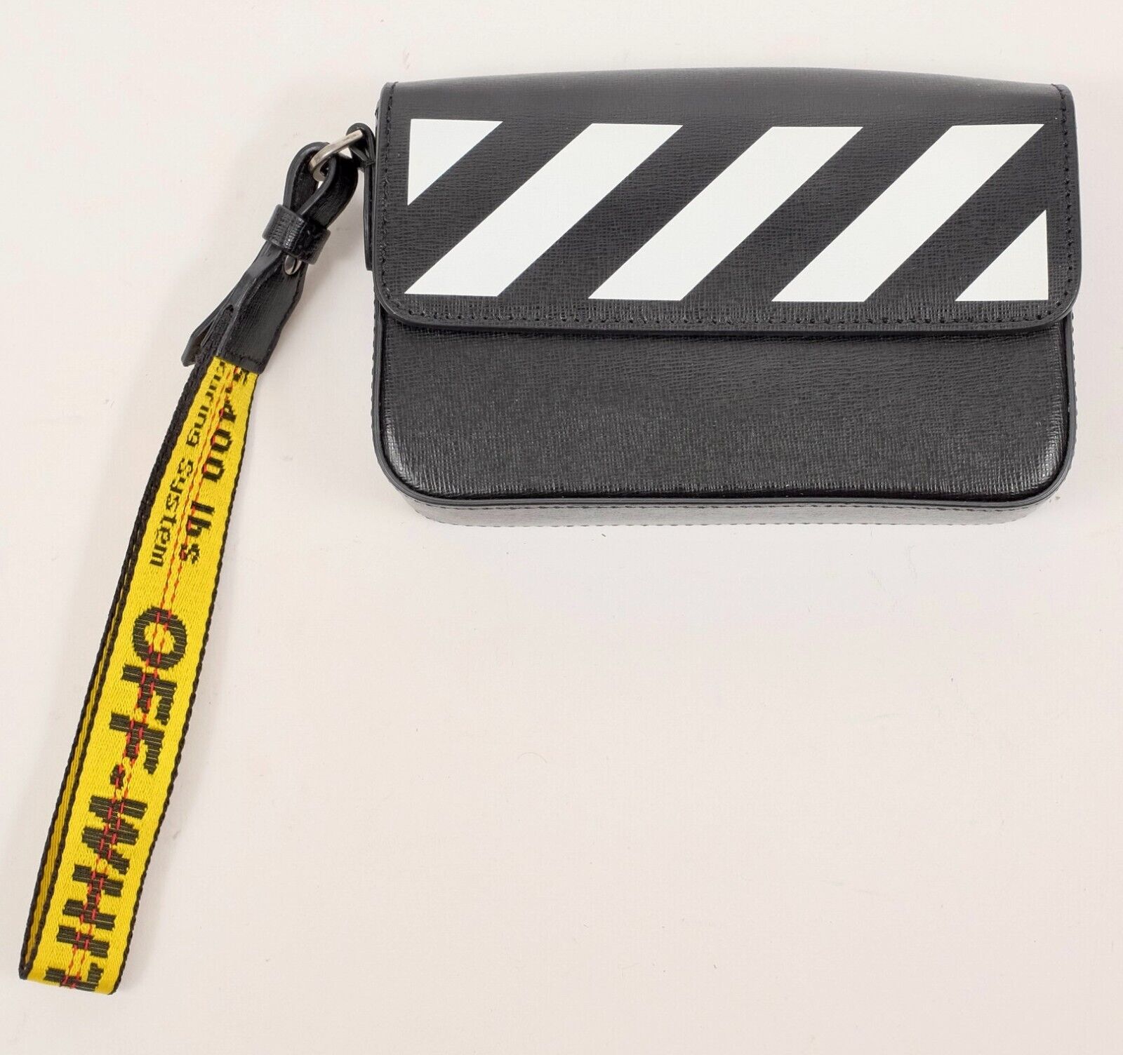 New Off-White c/o Virgil Abloh bag leather clutch black New Off-White c/o Virgil Abloh bag leather clutch black