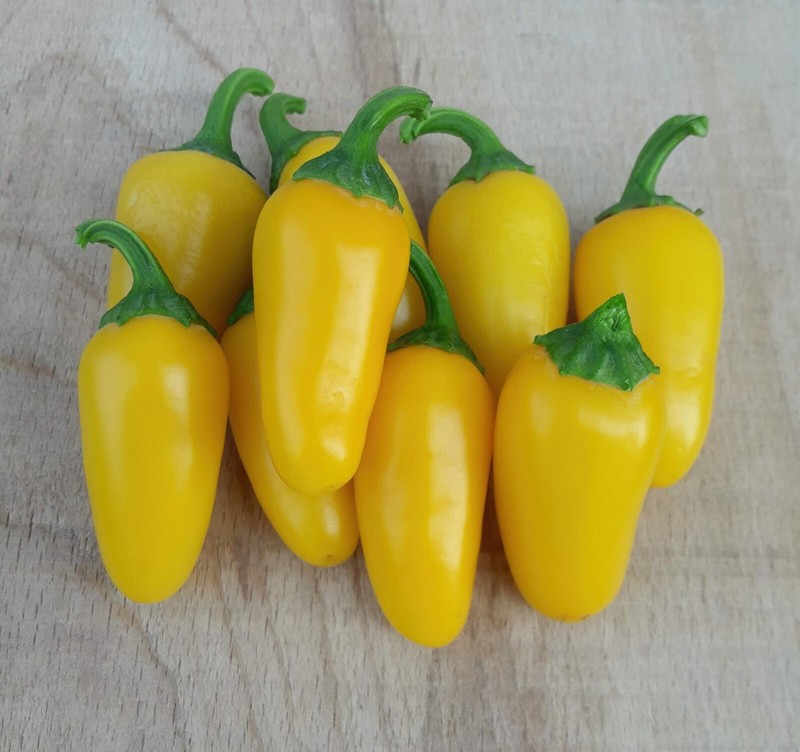 30 Samen JalapeÃO Numex Zitrone Chili Seeds WÃRzig Gelber Pfeffer
