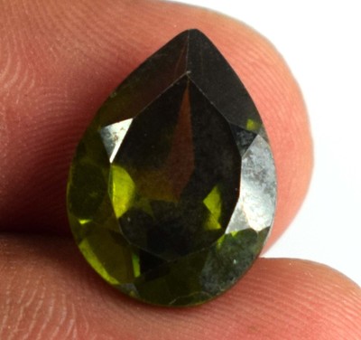 Pear Treated Green Tourmaline Gems 10 Ct Natural Certified B30247 New Product