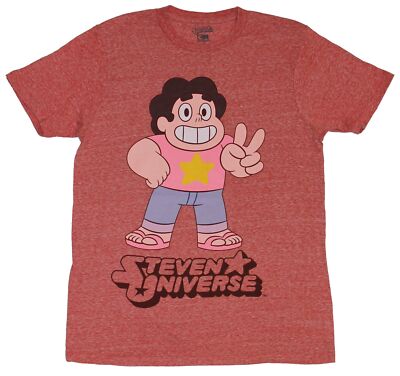 Steven Universe Adult New T-Shirt - Steven Shooting Peace