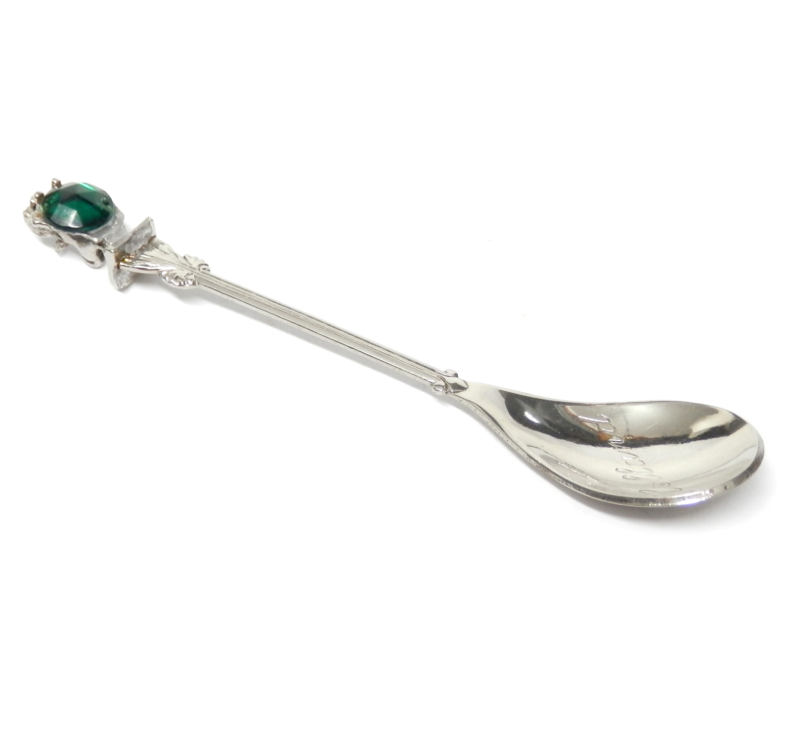 Vintage Holland IS 90 Silver Souvenir Spoon Lion Top 4.5