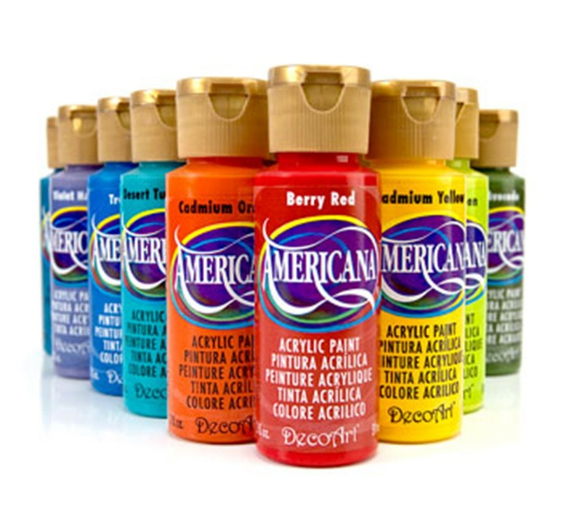 Acrylique Americana (Decoart) - 59ml - Nuances Bleues