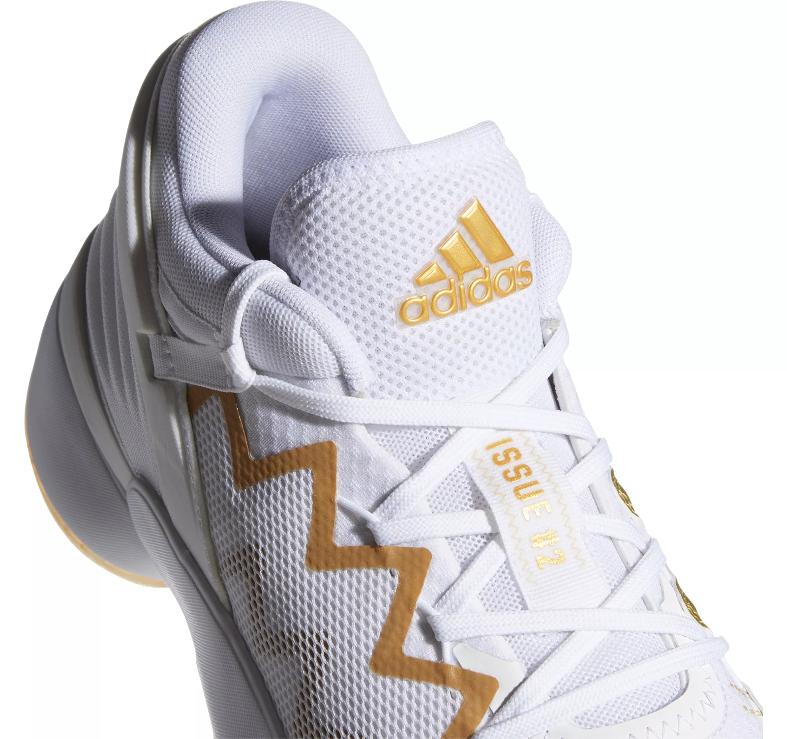 donovan mitchell shoes white and gold