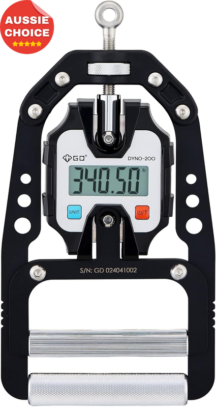 Digital Hand Grip Strength Tester 200kg Adjustable Dynamometer Fitness Tool