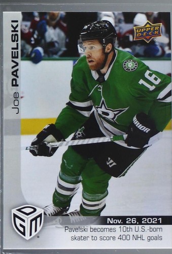 2021-22 Upper Deck Game Dated Moments - Joe Pavelski #22