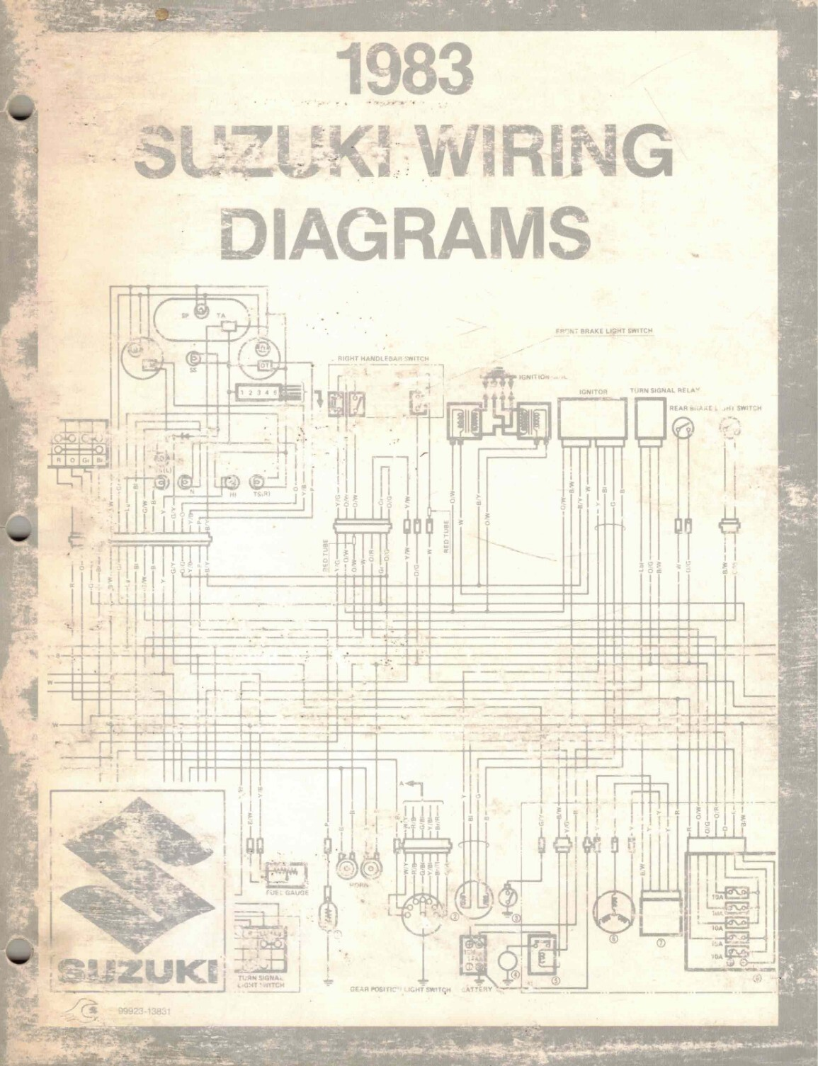 NOS Genuine Suzuki Service/Repair Wiring Diagram Manuals (36