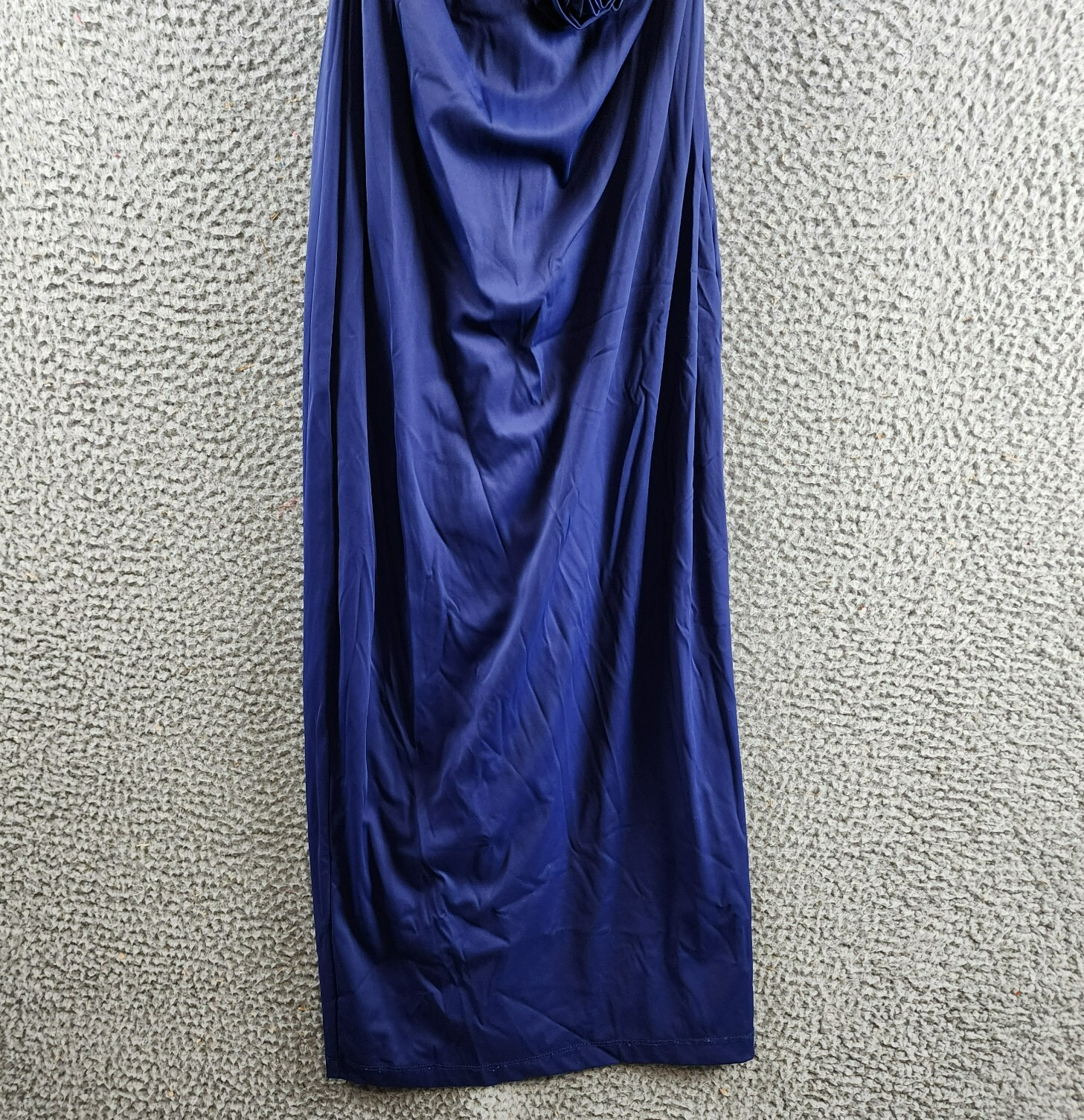 Torn by Ronny Kobo Selena Strapless Cutout Rosette Bodycon Dress Women's XS Navy - Picture 3 of 13