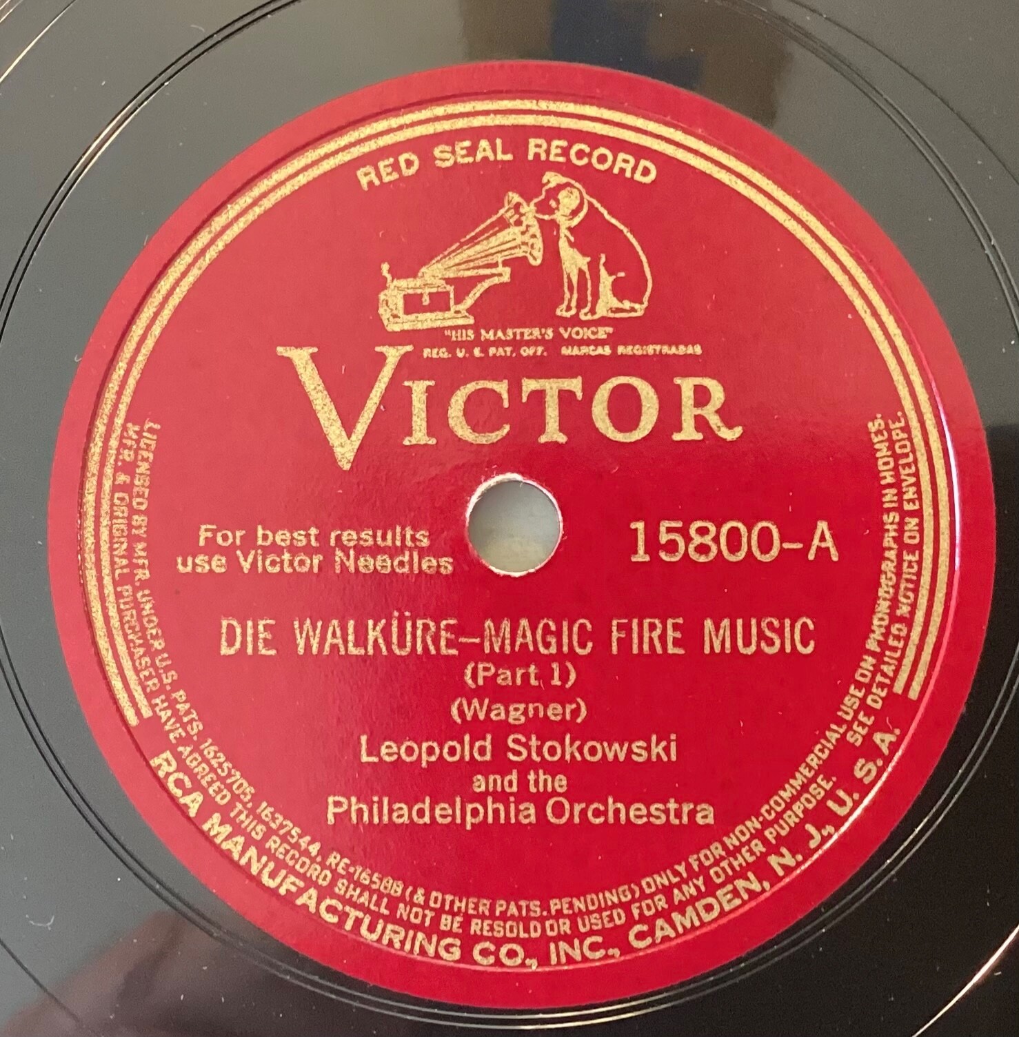 Leopold Stokowski, Philadelphia Or – 78 rpm Victor 15800