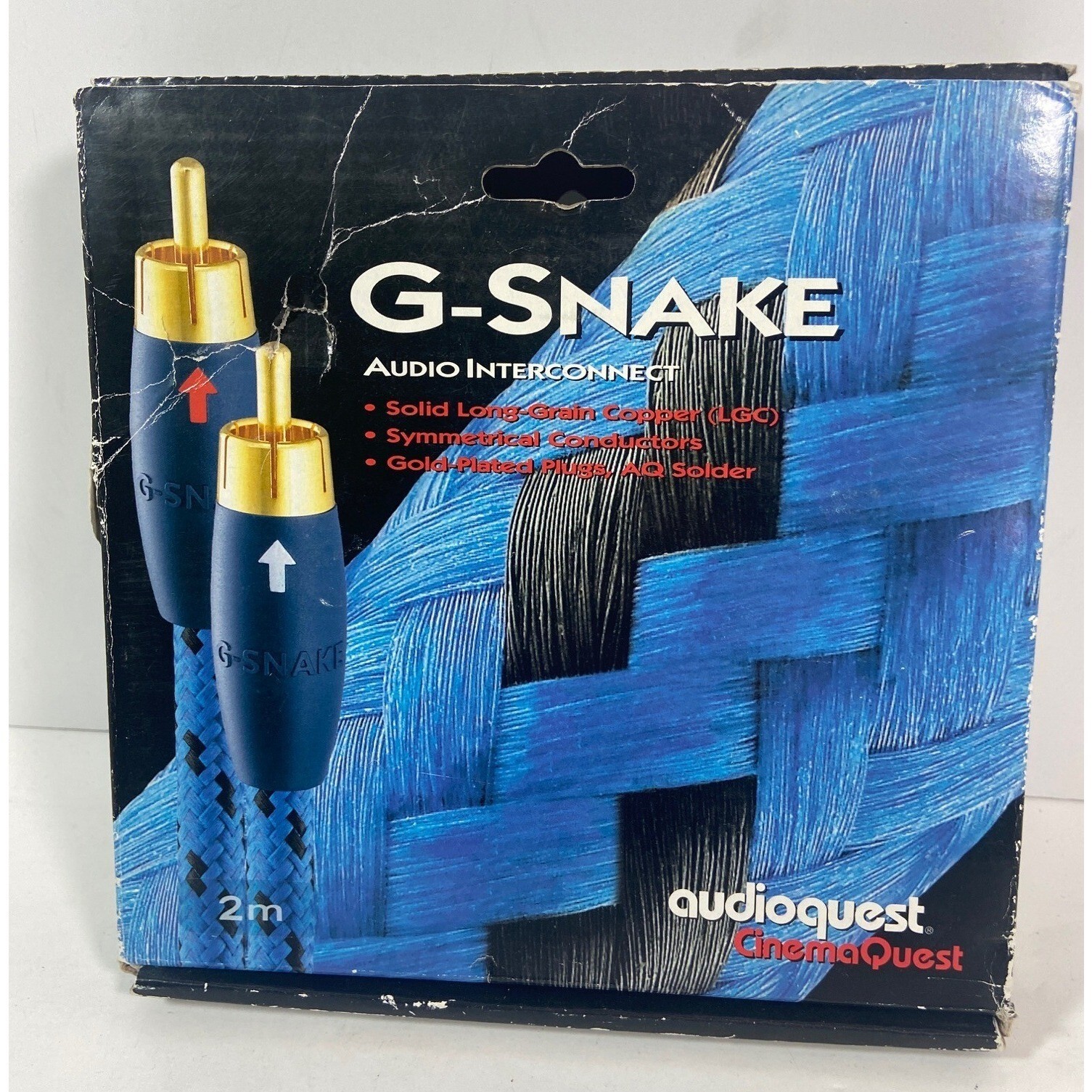 Audioquest GSnake Audio Interconnect 2M6ft 7in Never Used in BoxのeBay