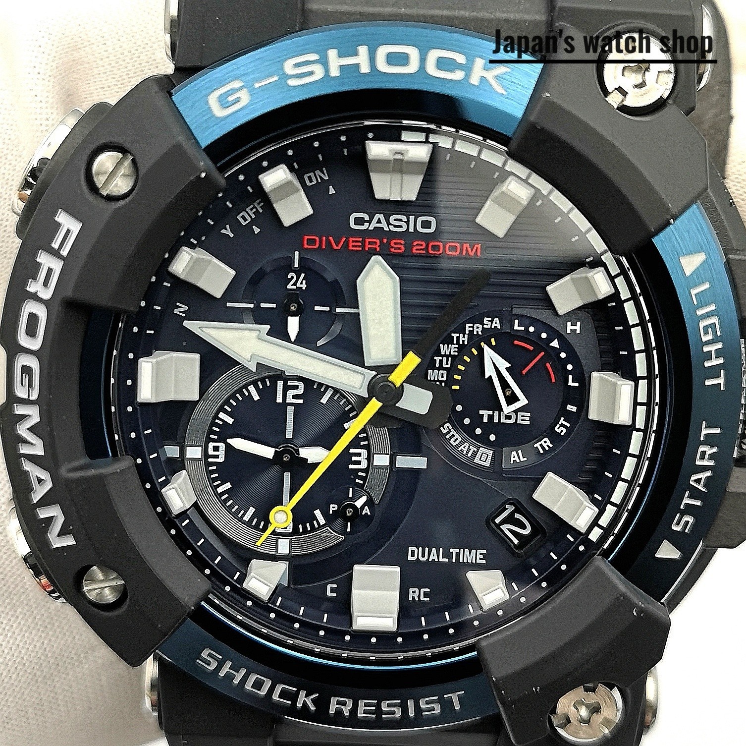 CASIO G-SHOCK MASTER OF G FROGMAN GWF-A1000C-1AJF Navy Men's