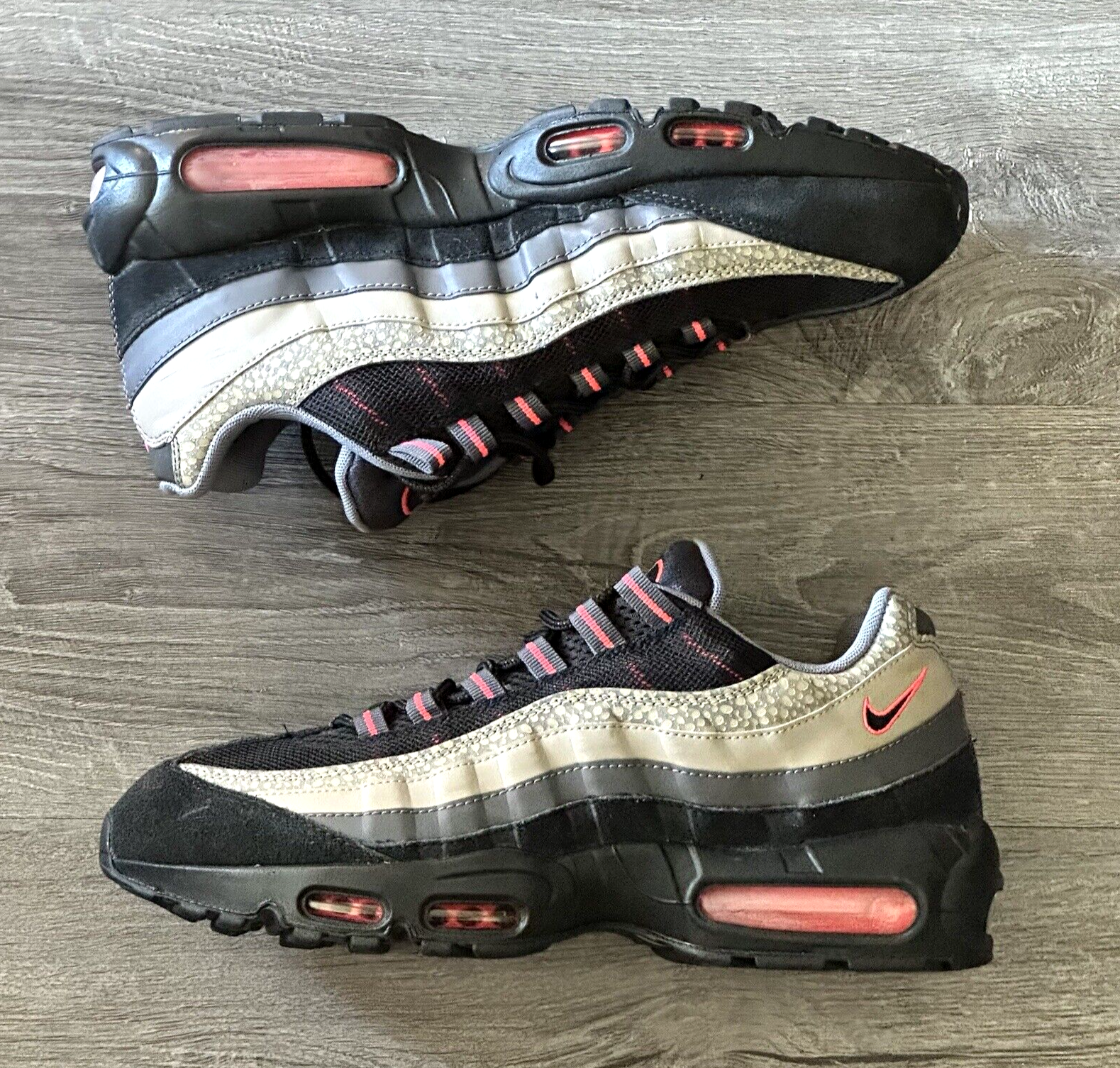 靴 Nike Air Max 95 Safari Black Infrared Nike Air Max 95 NDSTRKT Black Reflective for Sale