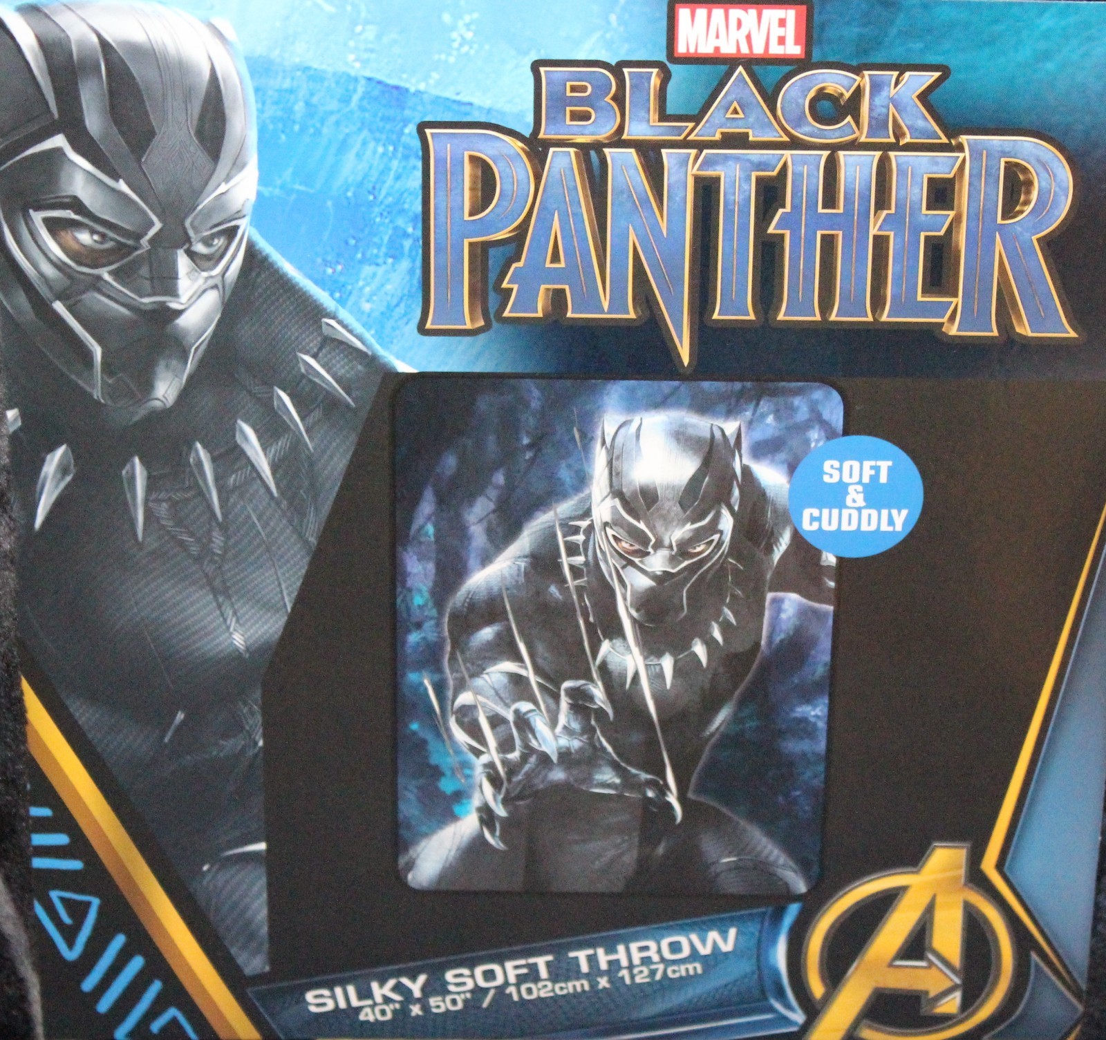 Marvel Black Panther Silky Soft Throw 40