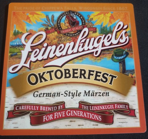 ???? Leinenkugel's Beer wood/cork Coaster set! Not cheap disposable bar ones ??