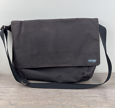 Jack spade 2025 canvas messenger bag