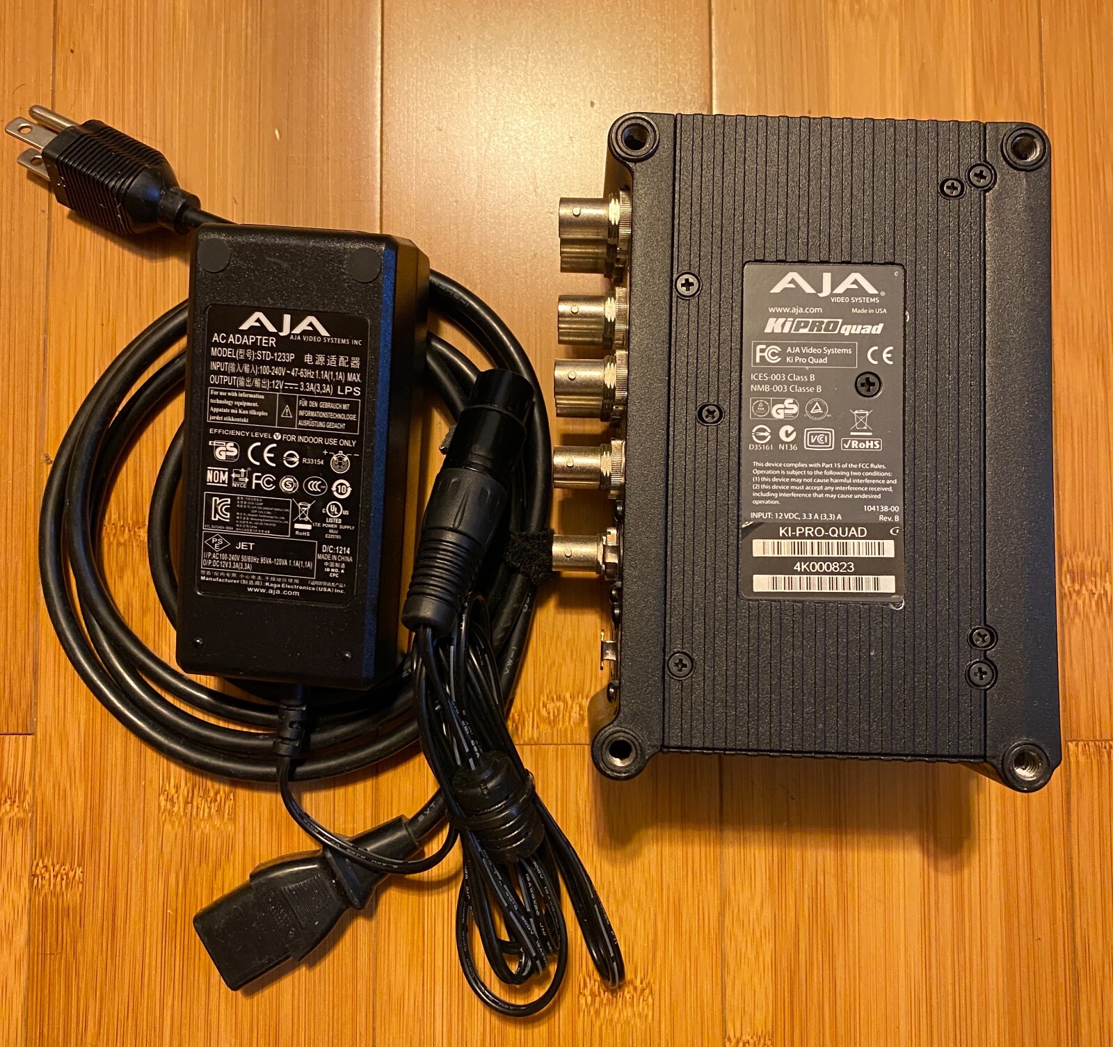 Pro Ki Recorder AJA Quad Solid State - 4K⁄UltraHD⁄2K⁄HD File Based