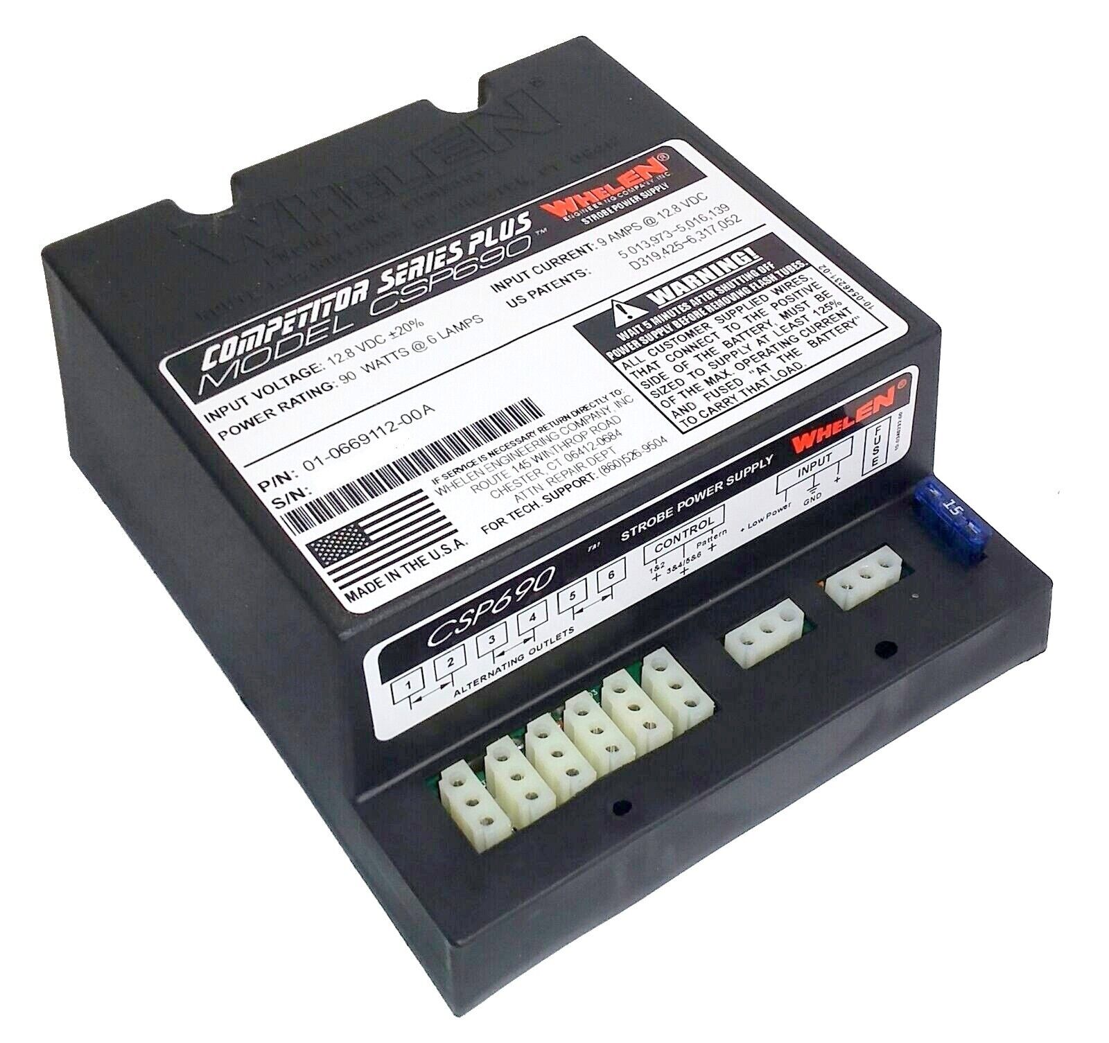 Whelen CSP690 Competitor Series Plus Strobe Power Supply 90 Whelen CSP690 Competitor Series Plus Strobe Power Supply 90