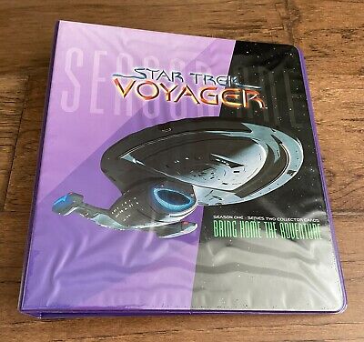 1995 SKYBOX STAR TREK VOYAGER SEASON 1 SERIES 2 BINDER ALBUM