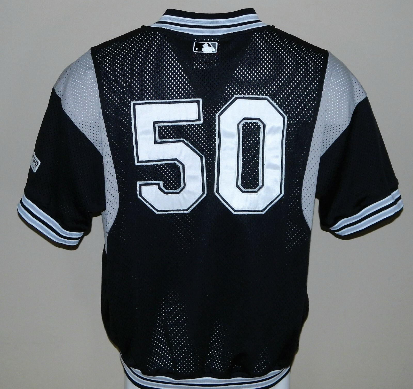 Mid 1990's Larry Thomas Game Worn Chicago White Sox Warm Up Jersey #50