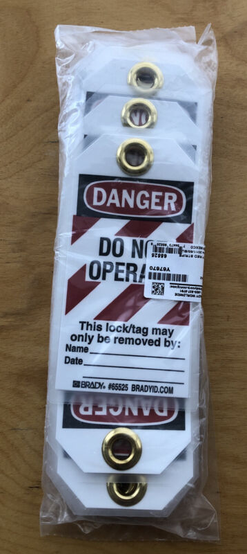 Brady "Danger - Do Not Operate - Unauthorized Removal..." Tag (Pack of 25)