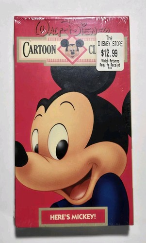 Disney - ディズニー Today 3/2〜19 Walt Disney Cartoon Classics: Here's Mickey! VHS (1987