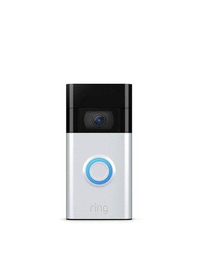 NEW Ring Video Doorbell (2nd Gen) Satin Wireless Rechargeable Night Vision