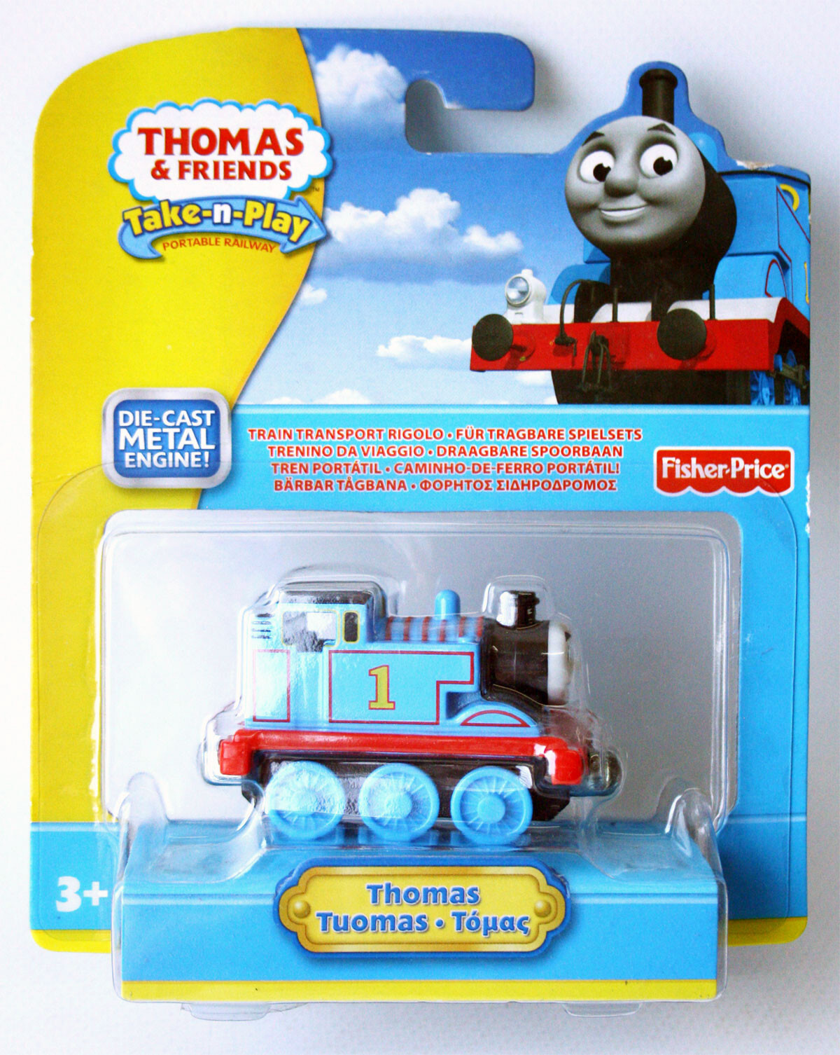 2010 THOMAS & FRIENDS TAKE N PLAY THOMAS TRAIN DIE CAST