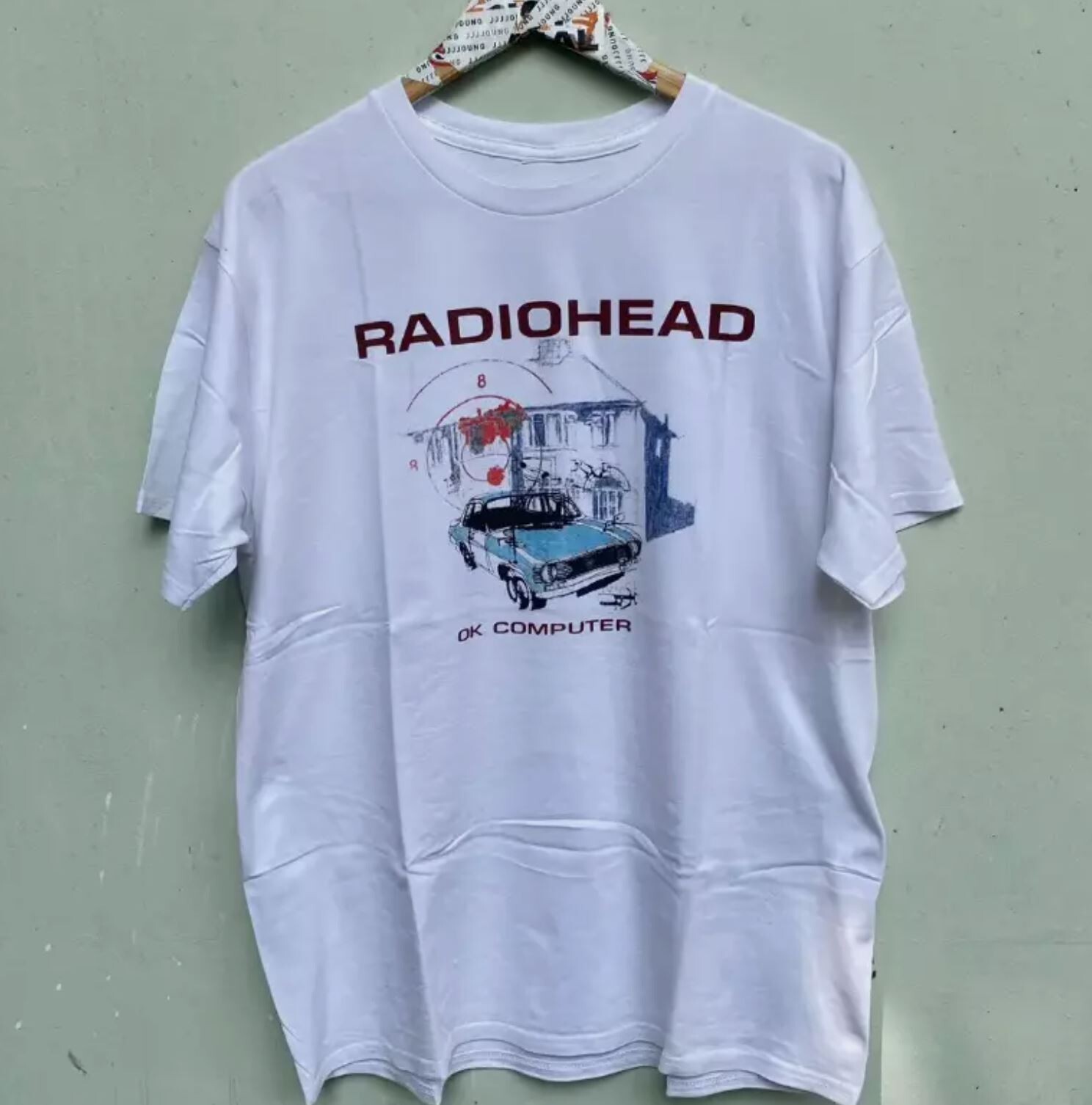 97’s Radiohead OK computer tour Tshirts Radiohead Ok Computer 1997 Tour T Shirt unworn Fitter