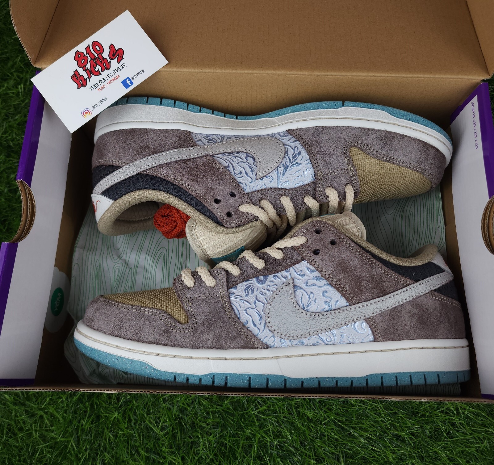NIKE SB 箱　②us10.5 Nike SB Dunk Low DJ Clark Kent Premium QS Primitive 112 Size