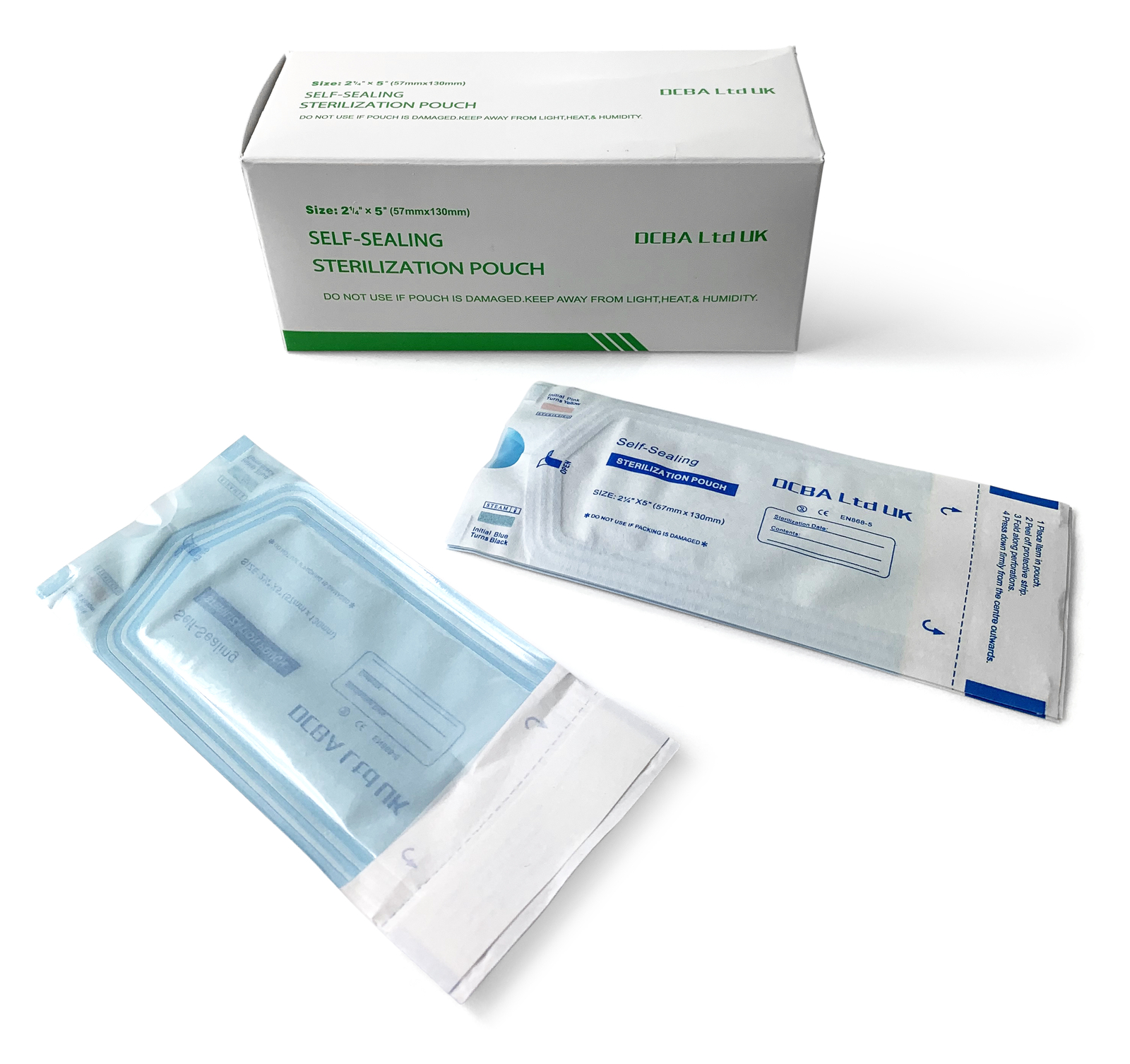 BOX OF 200 MEDICAL DENTAL AUTOCLAVE STERILISE POUCHES CHOOSE SIZE! eBay