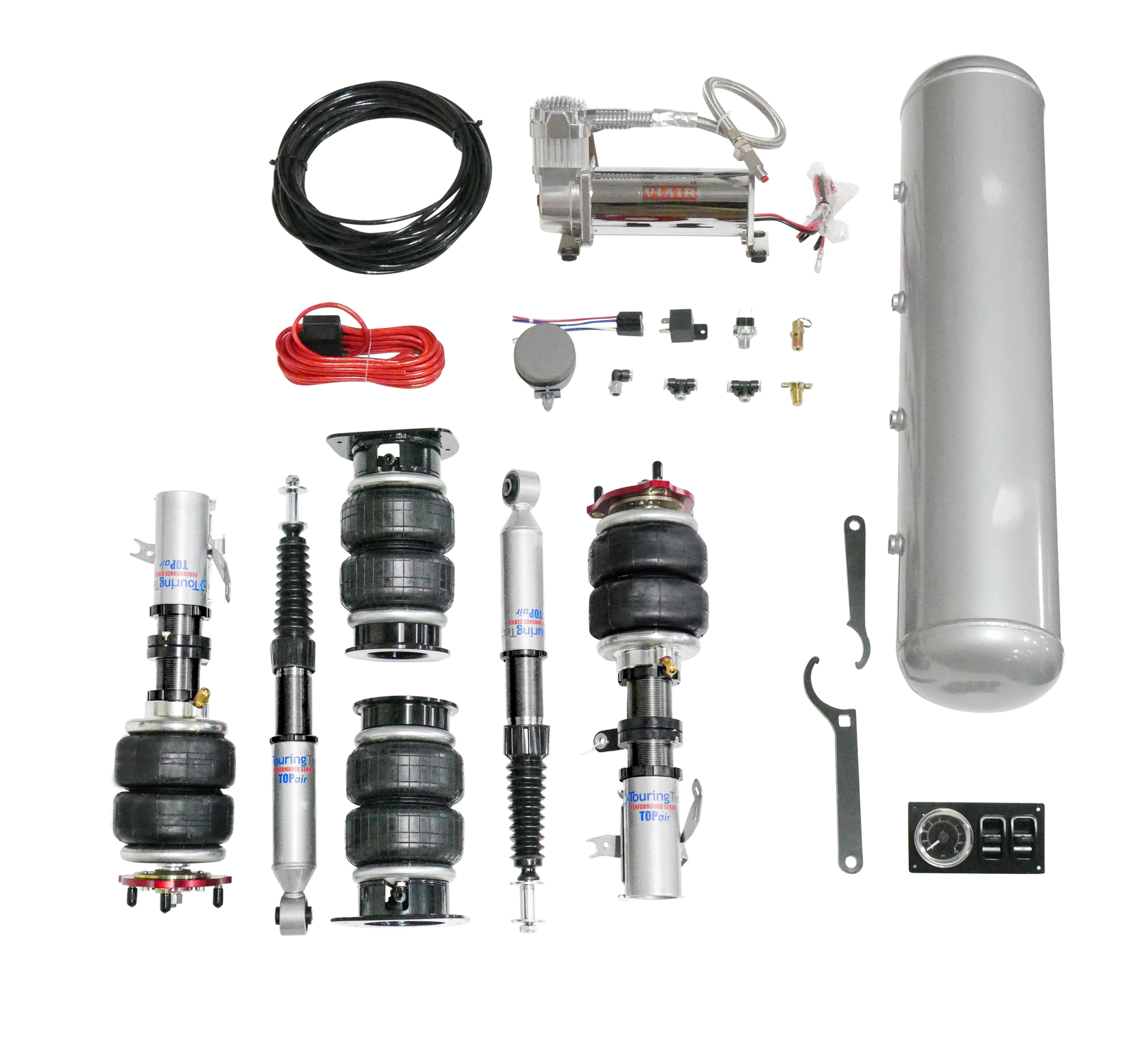 TOPair Air Struts Air Bag Suspension w/VITAL Management For 2017+Civic Si/Accord