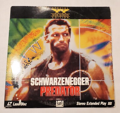 1987 Predator Laserdisc Video 1991 Print Widescreen Arnold Schwarzenegger VG