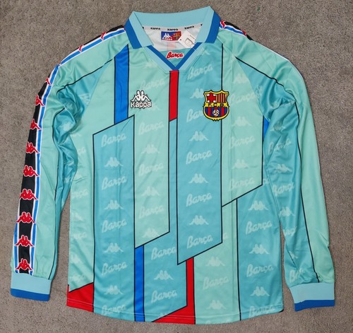 逆転来日記念FCバルセロナ95/97 Kappa 未使用ロナウド9 90s 逆転来日記念FCバルセロナ95/97 Kappa 未使用ロナウド9 90s